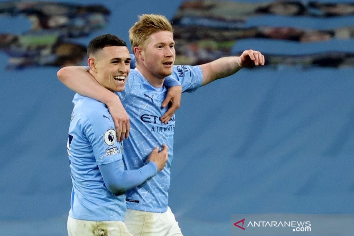 Liga Inggris, City gasak Southampton 5-2