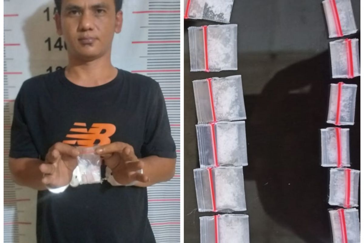 Polsek Bahorok Langkat tangkap Erwinta Meilala karena miliki 2,62 gram sabu