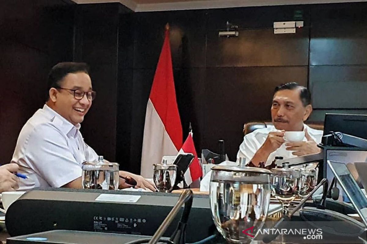 Anies temui Luhut bahas tiga masalah utama Jakarta