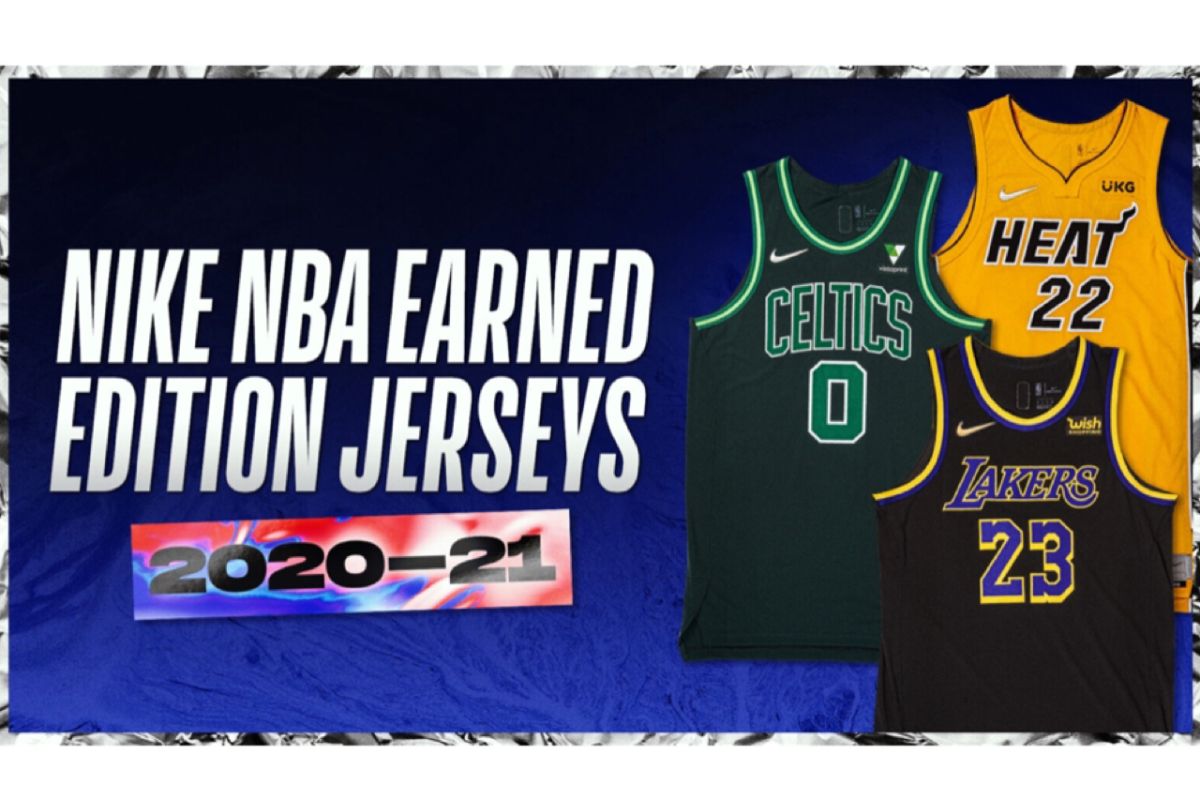 2020-21 Nike NBA Earned Edition Jerseys