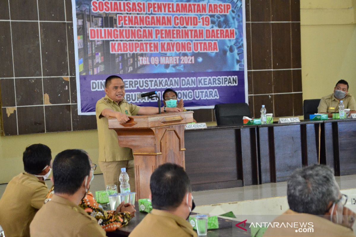 Kayong Utara Kalbar himpun arsip penanganan pandemi COVID-19