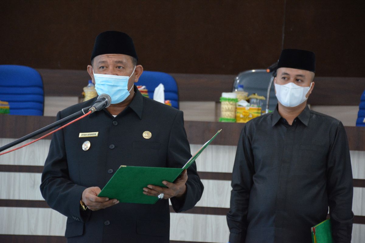 Wakil Bupati lantik 12 pejabat Langkat