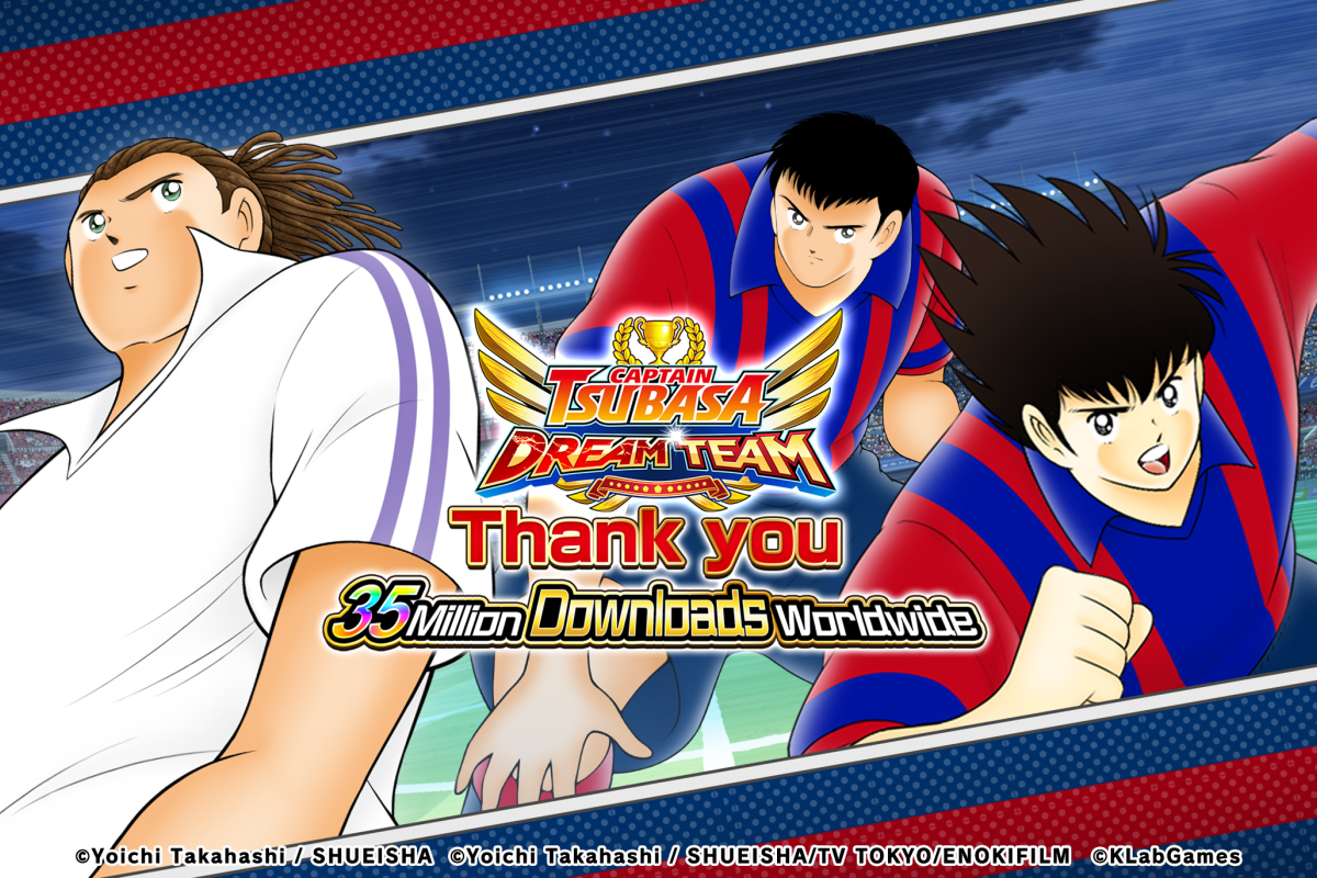 “Captain Tsubasa: Dream Team” Celebrates 35 Million Downloads Worldwide!