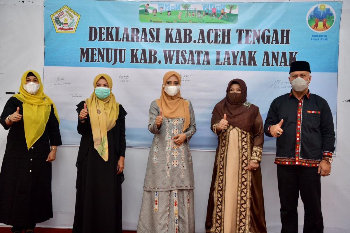 Dyah deklarasikan Aceh Tengah destinasi wisata layak anak
