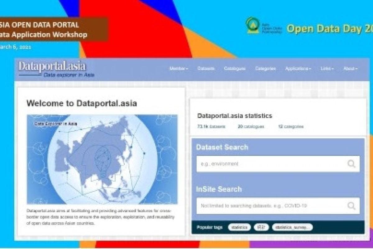 Asia luncurkan portal data terbuka resmi pertama