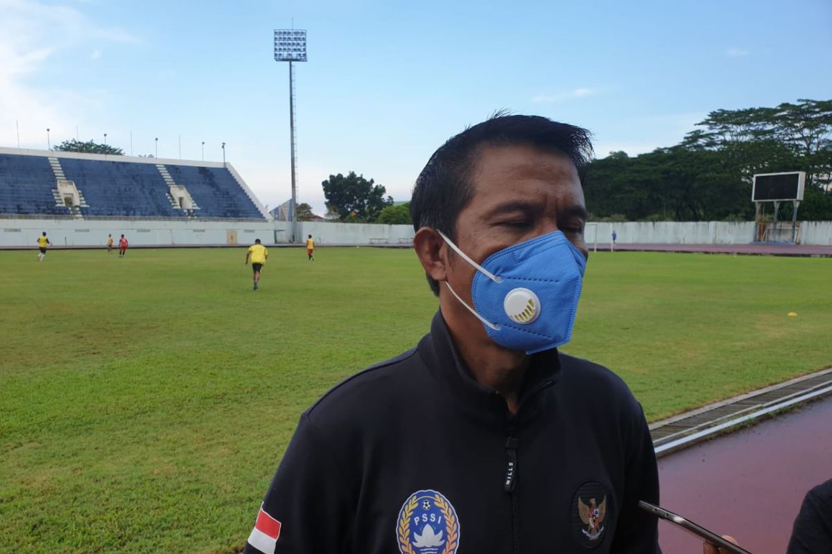 Tim sepak bola Kaltim pemusatan latihan PON Papua