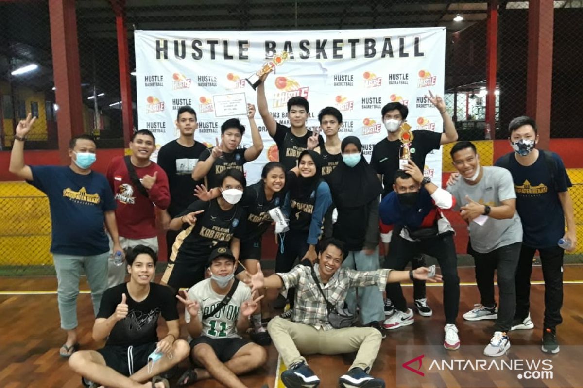 Kabupaten Bekasi sabet prestasi di ajang Hustle Basketball Cibubur