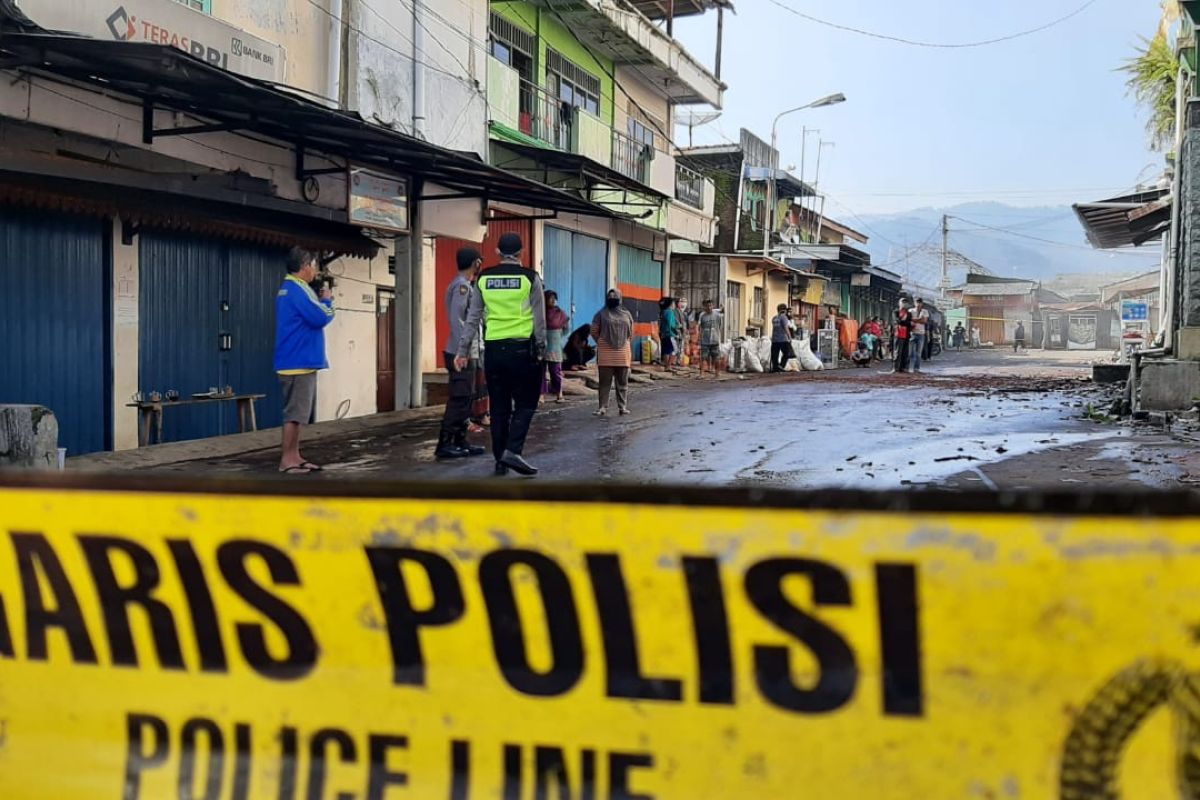 Polisi selidiki kebakaran Pasar Induk Banjarnegara