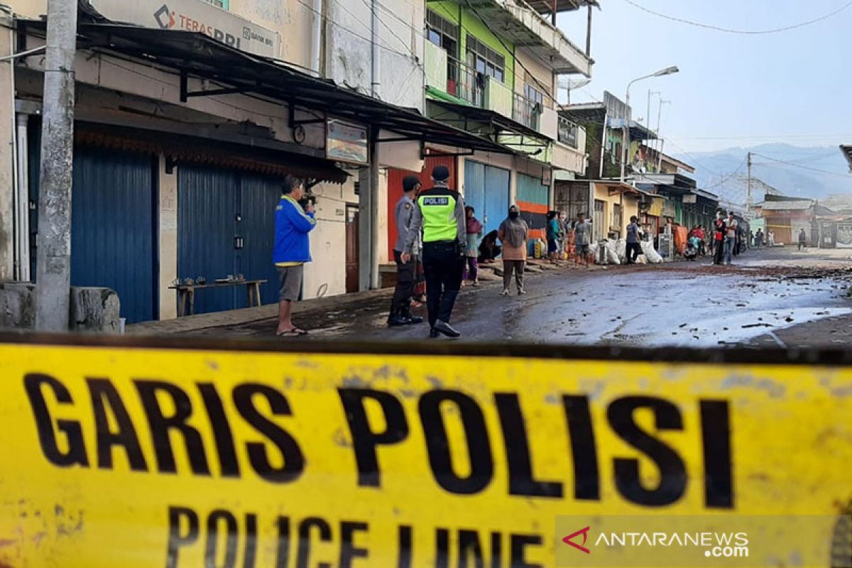 Polisi selidiki penyebab kebakaran Pasar Induk Banjarnegara