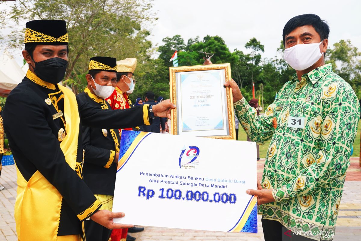 Tiga Desa Mandiri di Kabupaten Penajam dapat hadiah Rp300 juta