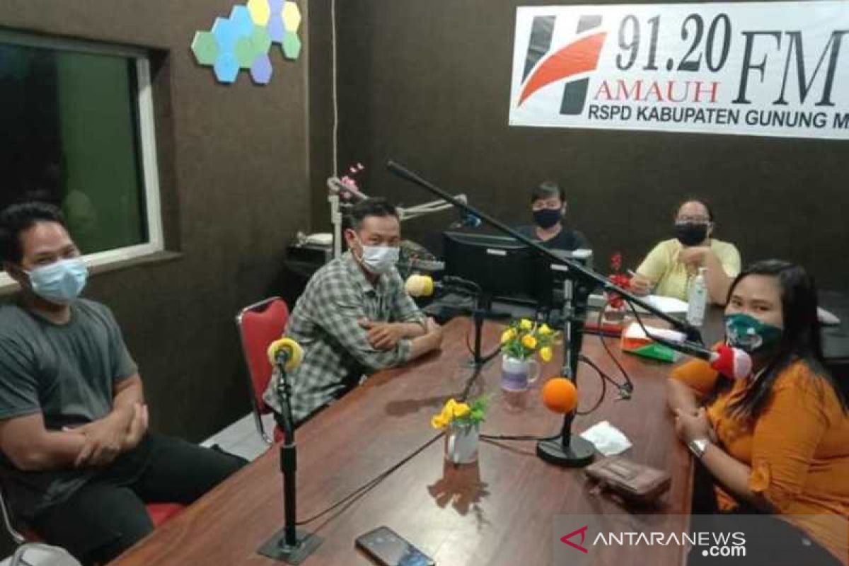 RSPD Gumas Hamauh FM bantu promosikan lagu berbahasa Dayak Ngaju