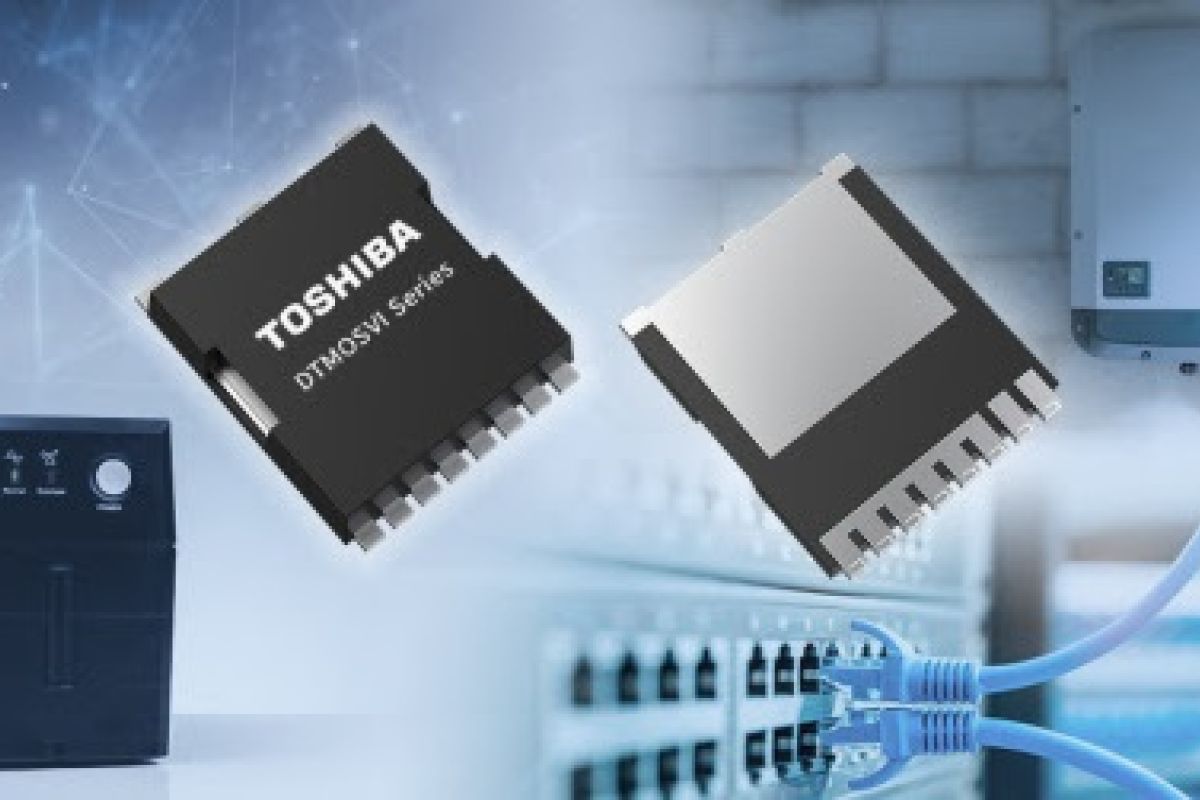 Toshiba releases 650V super junction power MOSFETs in TOLL package that help improve efficiency of high current equipment