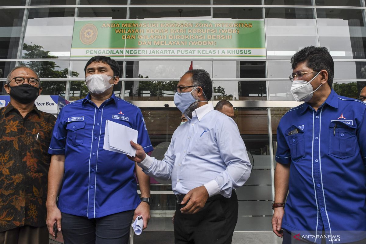 PN Jakpus gelar sidang gugatan Marzuki Alie terhadap AHY pada 23 Maret