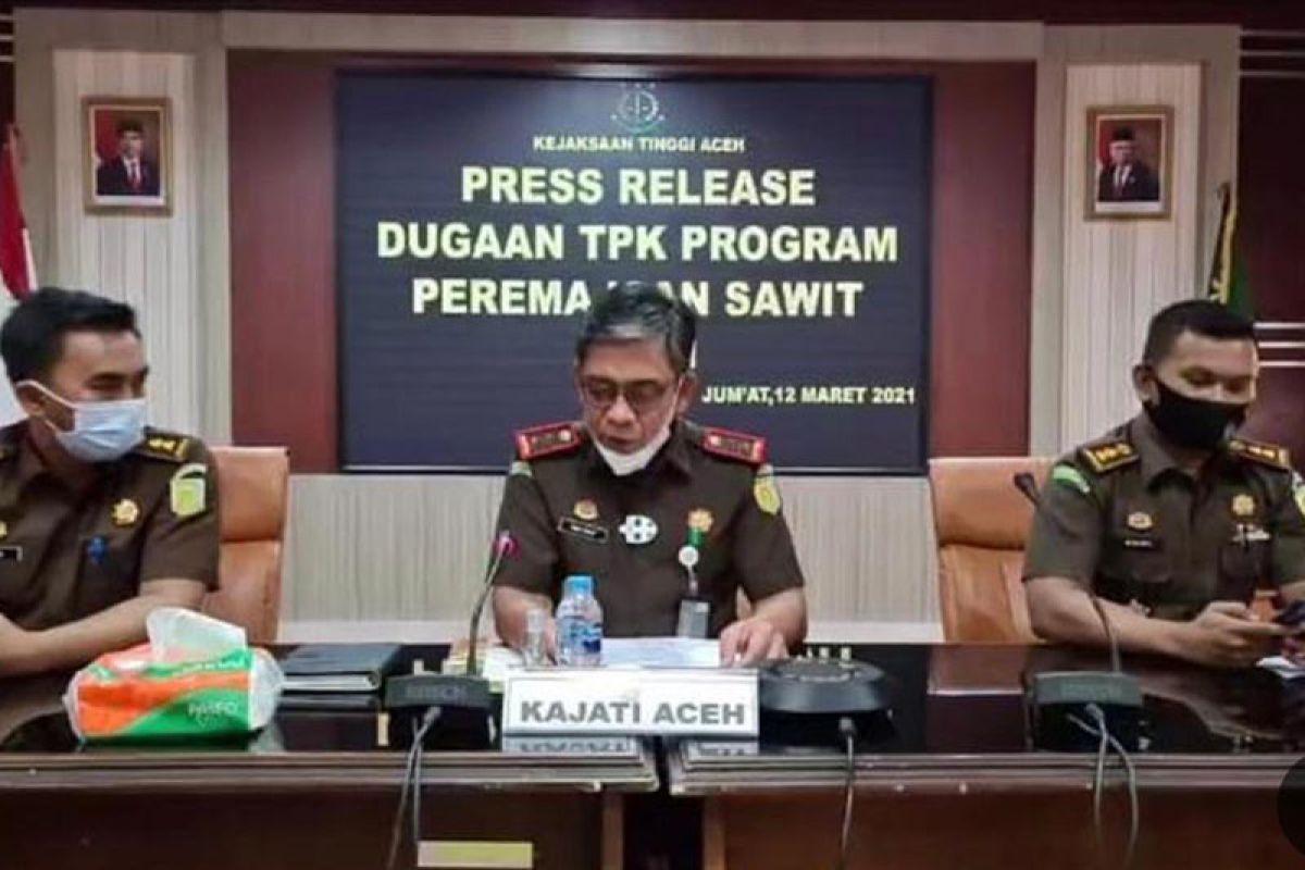 Kejati Aceh usut dugaan korupsi peremajaan sawit Rp684,8 miliar