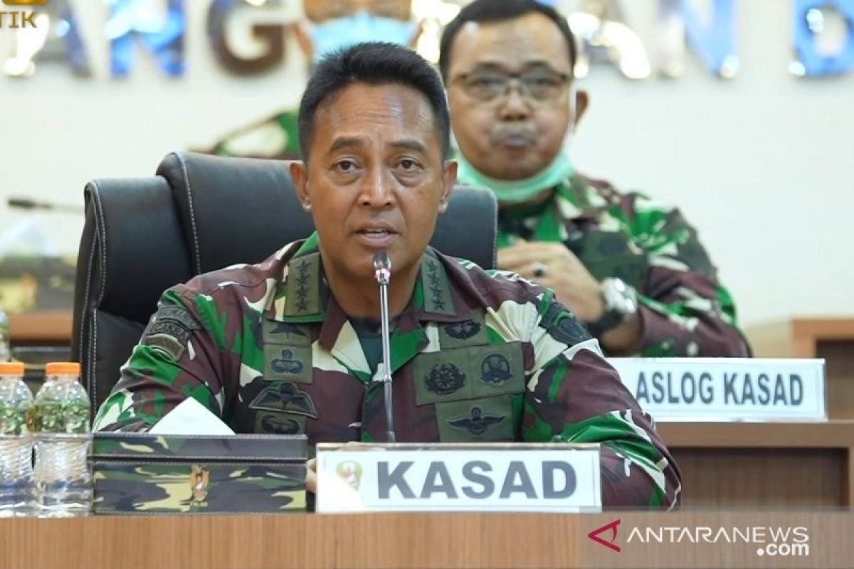 Kasad Jenderal TNI Andika Perkasa sebut 102 faskes TNI AD dukung vaksinasi COVID-19