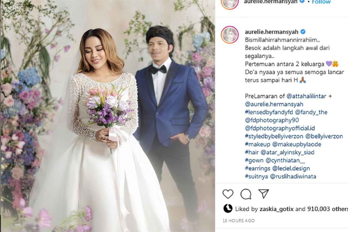 Tayangan langsung lamaran & nikah Aurel-Atta di TV tuai protes