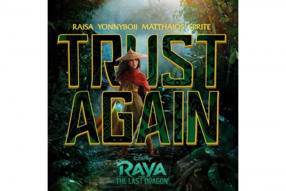 Raisa turut tampil di lagu "Trust Again" dari "Raya and the Last Dragon"