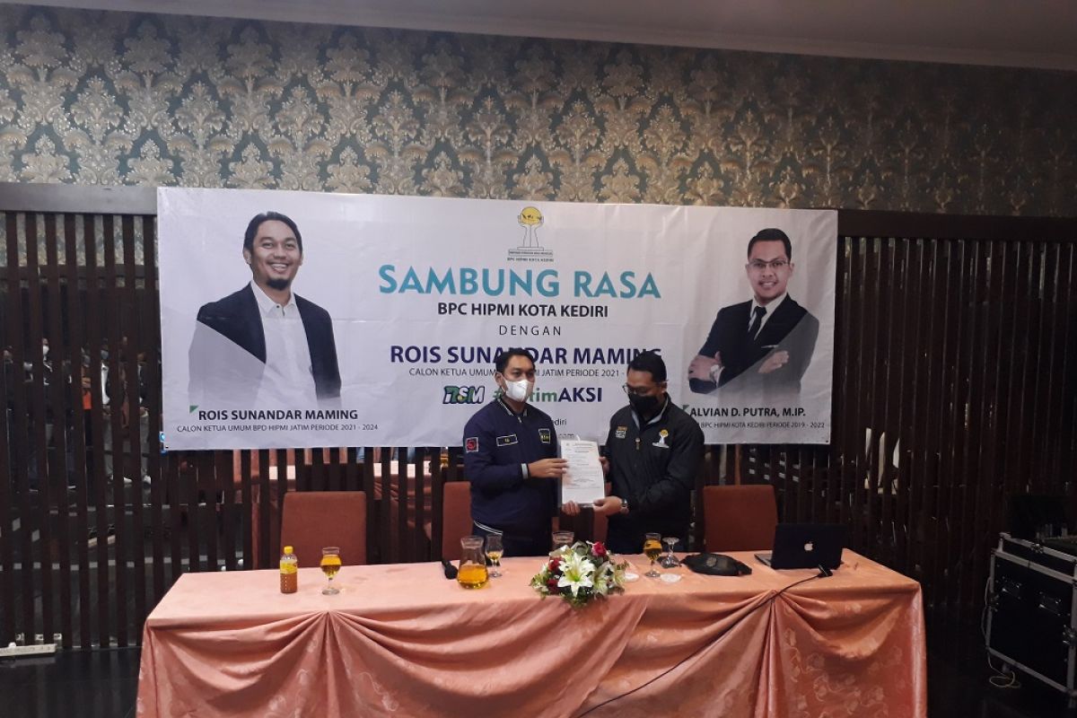 BPC Kota Kediri dukung Rois Maming pimpin HIPMI Jatim