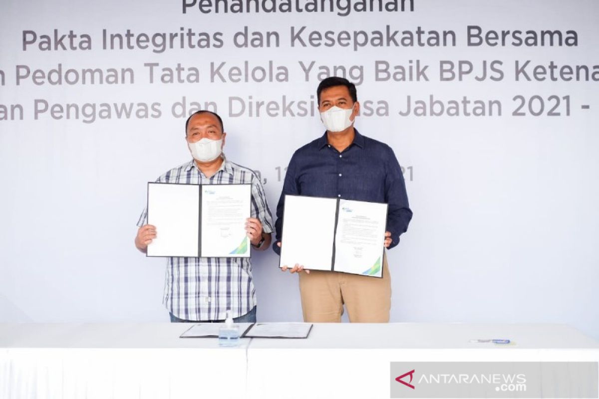 Penandatanganan pakta integritas jajaran Direksi dan Dewas BPJAMSOSTEK disambut baik