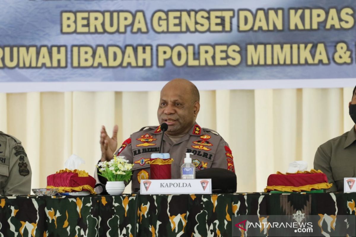 Papua police to ensure optimal law enforcement against armed criminals