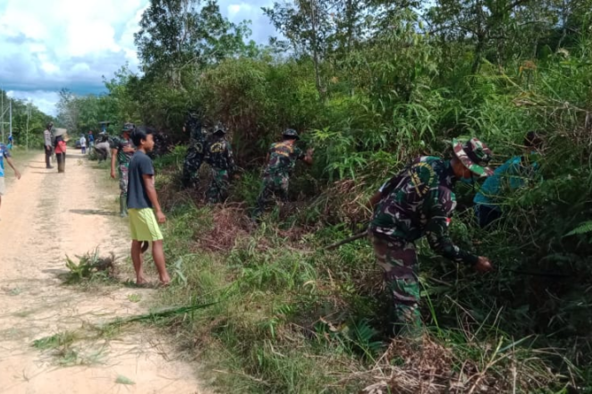 Satgas TMMD 110 Kodim 1206/PSB harus jadi panutan yang baik bagi warga