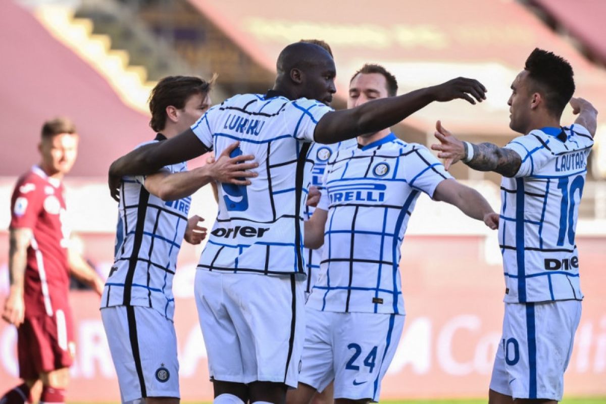 Inter tundukkan Torino 2-1, Lautaro Martinez cetak gol