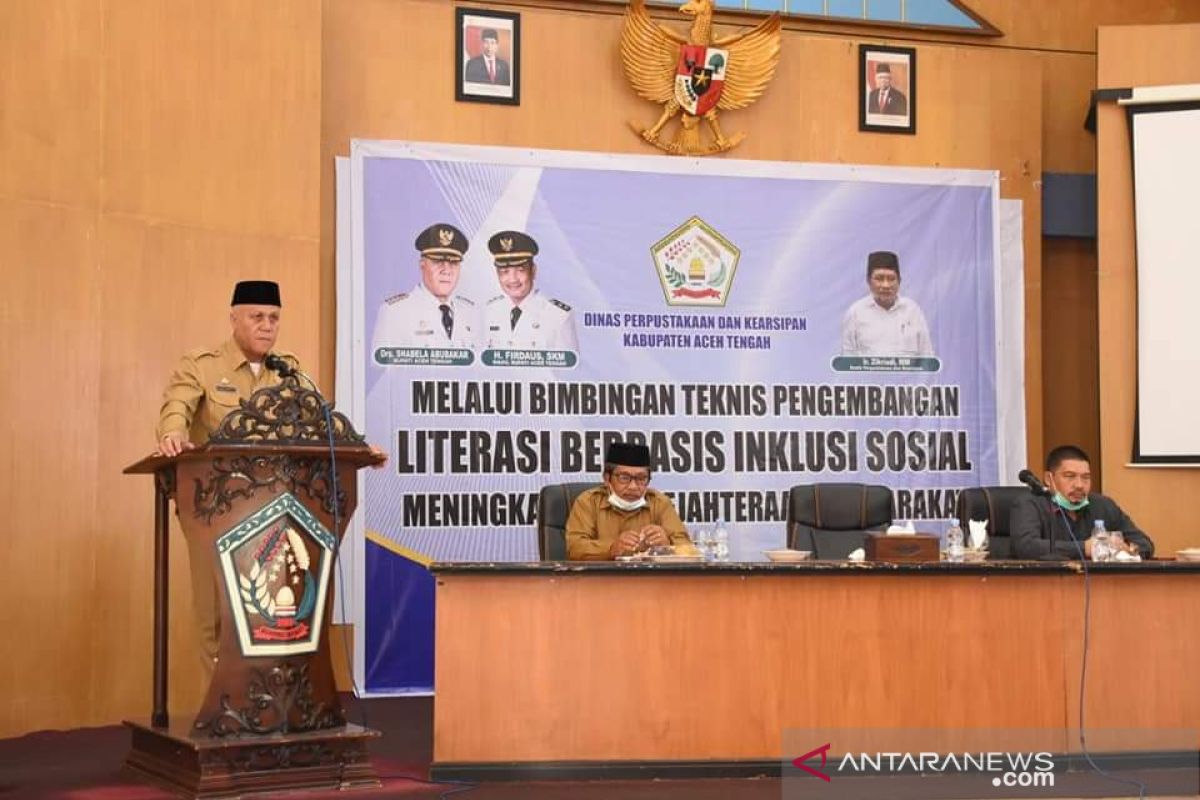 Bupati Aceh Tengah: Hadirkan pojok baca menarik di tempat menarik