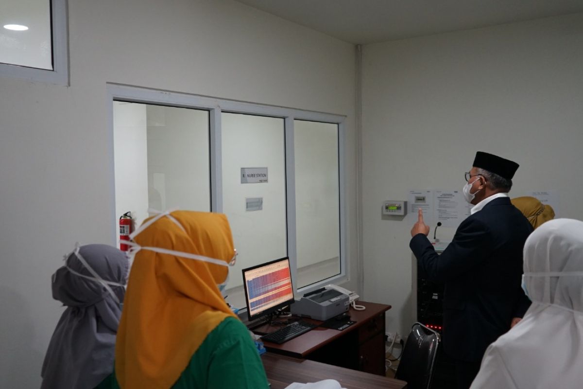 Optimalkan layanan, Gubernur Aceh tinjau kesiapan pengoperasian ruang khusus COVID-19