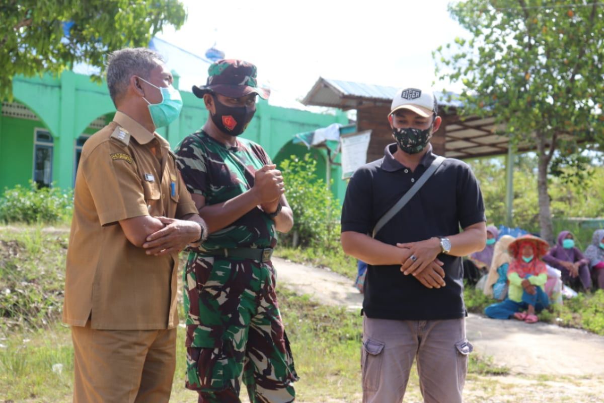 Satgas TMMD Kodim 1206/PSB kerap berkoordinasi bersama Pemdes Hulu Pengkadan