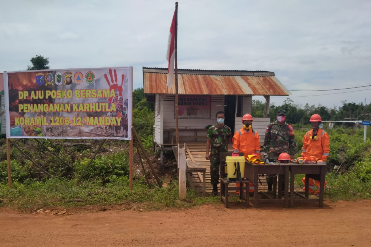 Babinsa di Kalis Kapuas Hulu gencar sosialisasi pencegahan Karhutla