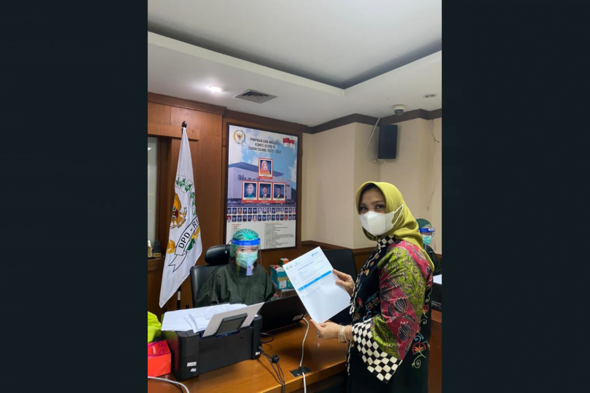 Anggota DPD asal Kalbar ajak masyarakat sukseskan vaksinasi cegah COVID-19