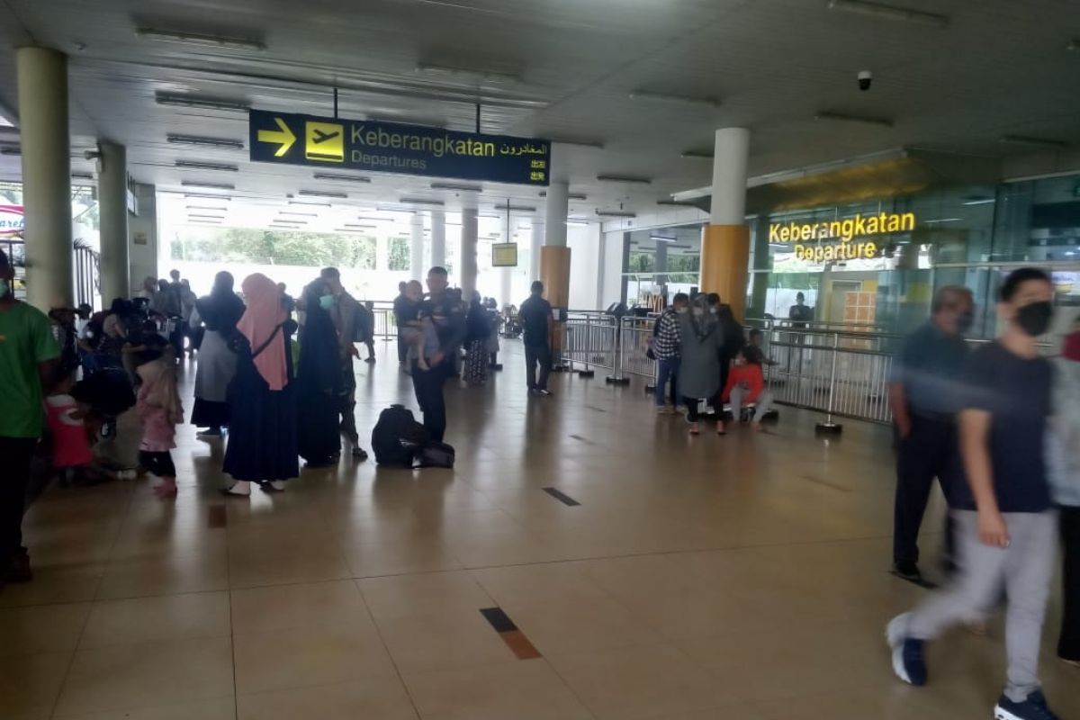 Jumlah penumpang pesawat di Bandara Jambi naik 60 persen pada Minggu