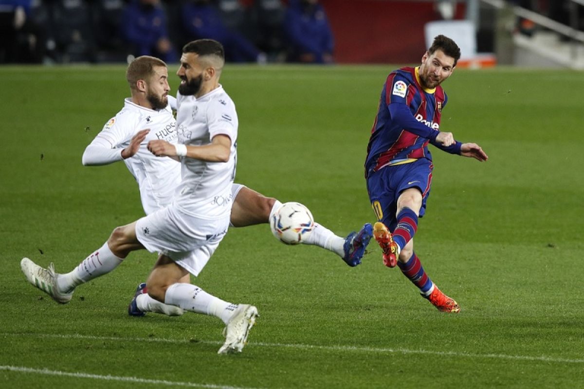 Barcelona geser Real Madrid dari posisi kedua selepas gasak Huesca