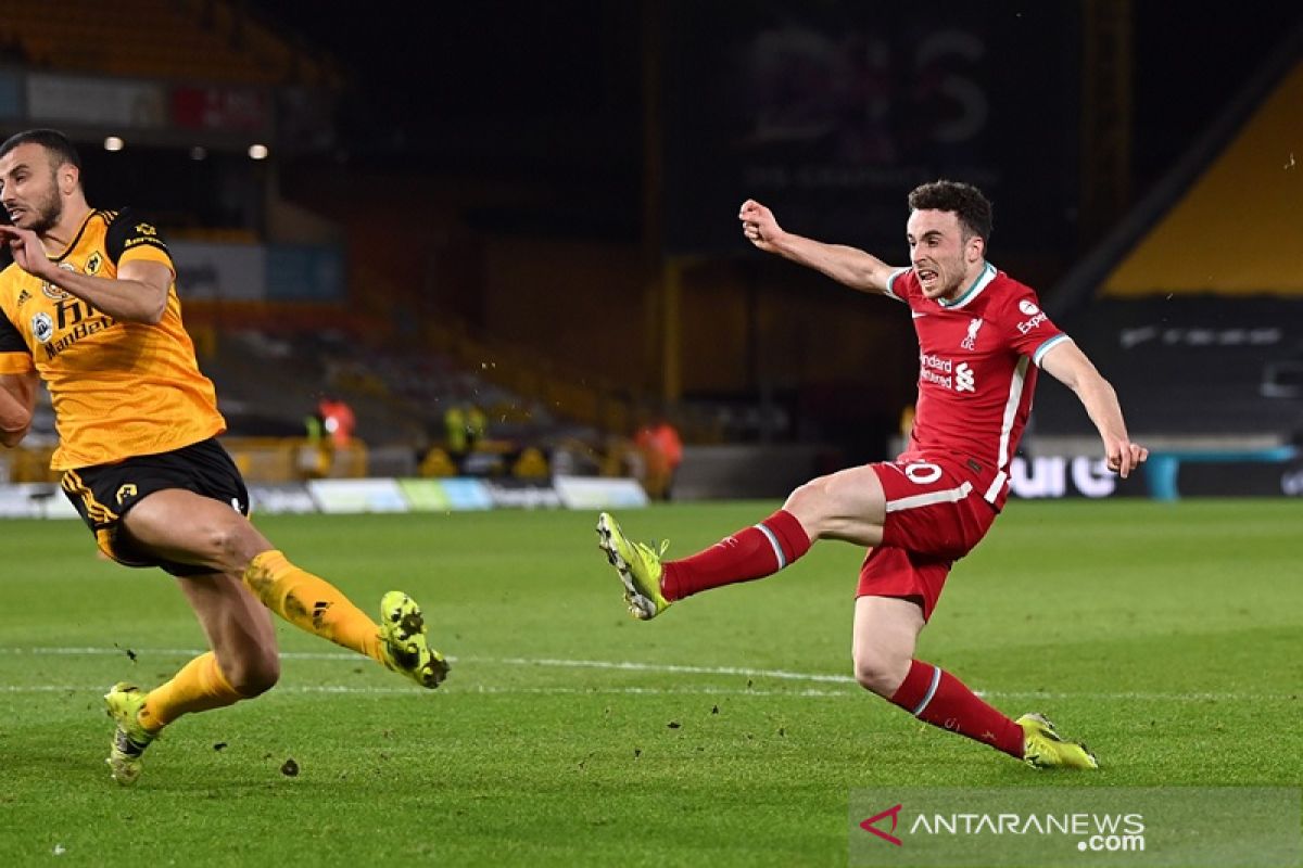 Liga Inggris: Gol tunggal Diogo Jota bawa Liverpool kalahkan Wolverhampton