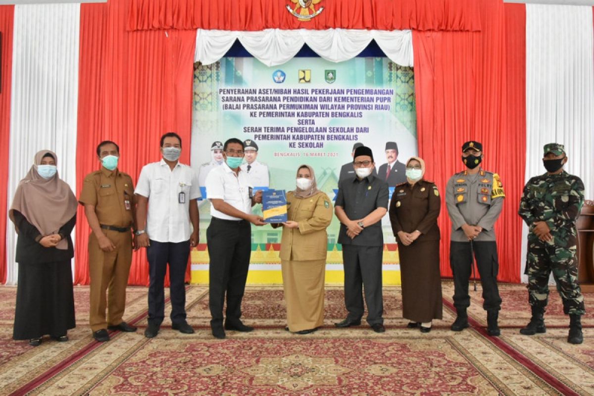 BPPW Riau serah terima aset pendidikan dengan Pemkab Bengkalis