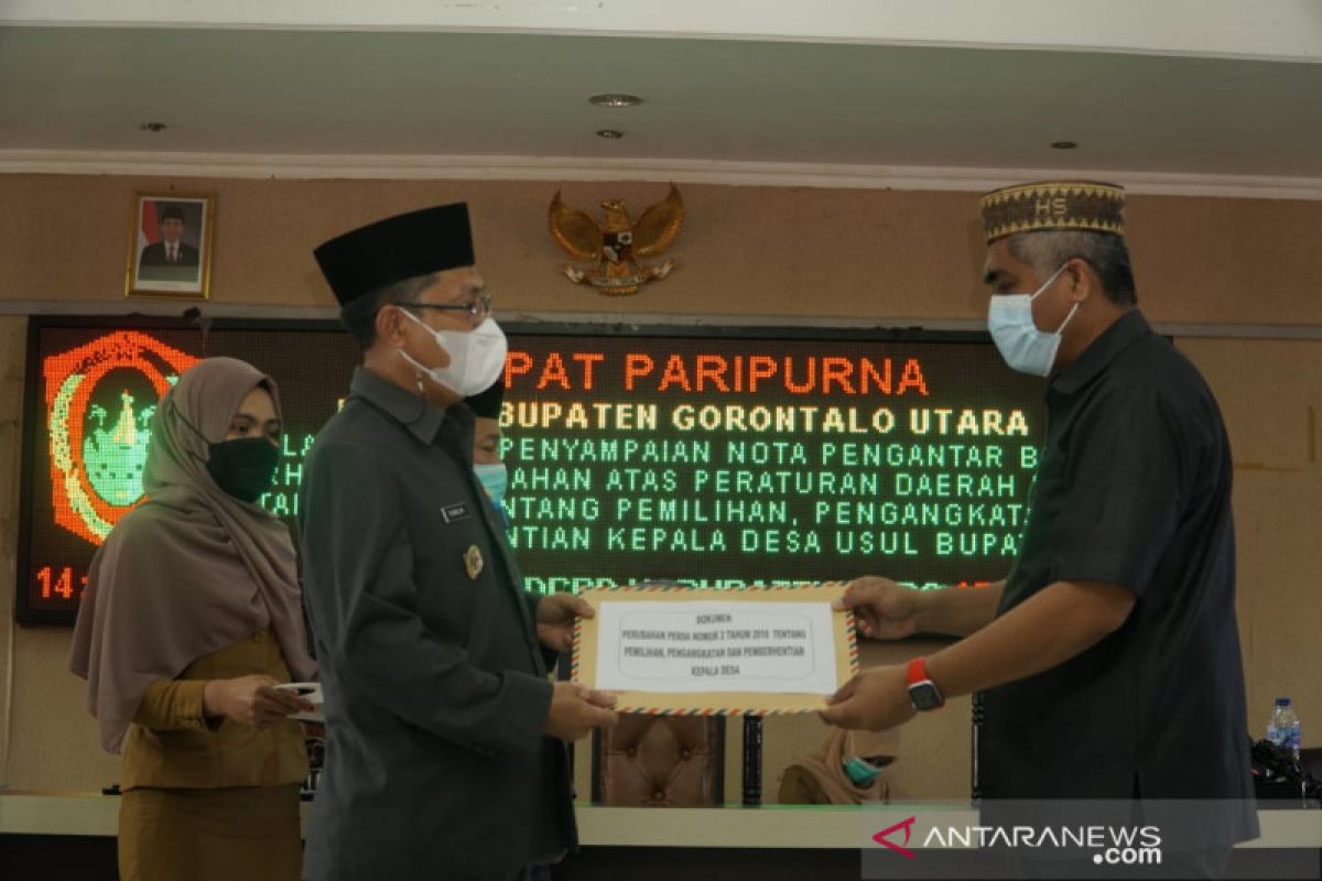 Pemkab Gorontalo Utara usul inisiatif perubahan Perda Pemilihan Kades