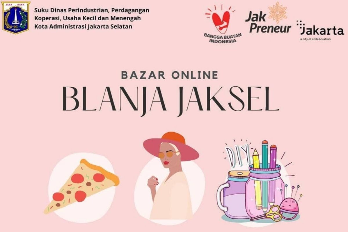 300 pelaku UKM di Jakarta Selatan dilibatkan dalam bazar daring