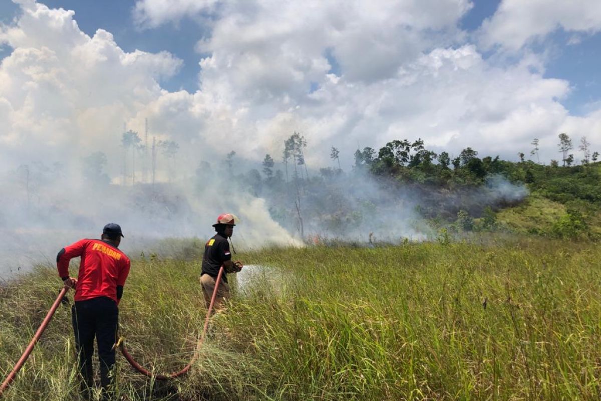 Tiga hektare lahan terbakar di lembah seulawah Aceh Besar