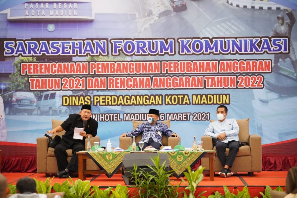 Wali Kota Madiun serap aspirasi pedagang tingkatkan pembangunan ekonomi dan pasar