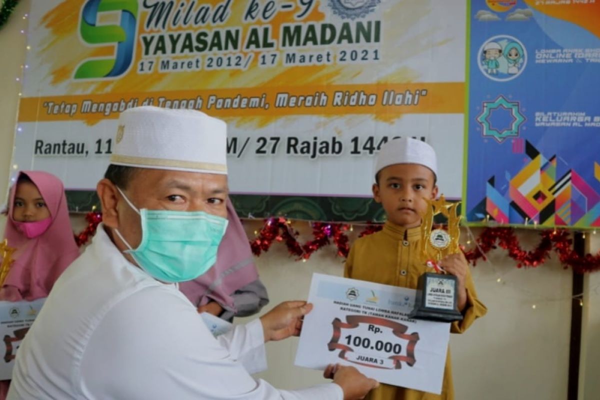 Yayasan Al Madani Tapin  bertekad bangun SDM unggul