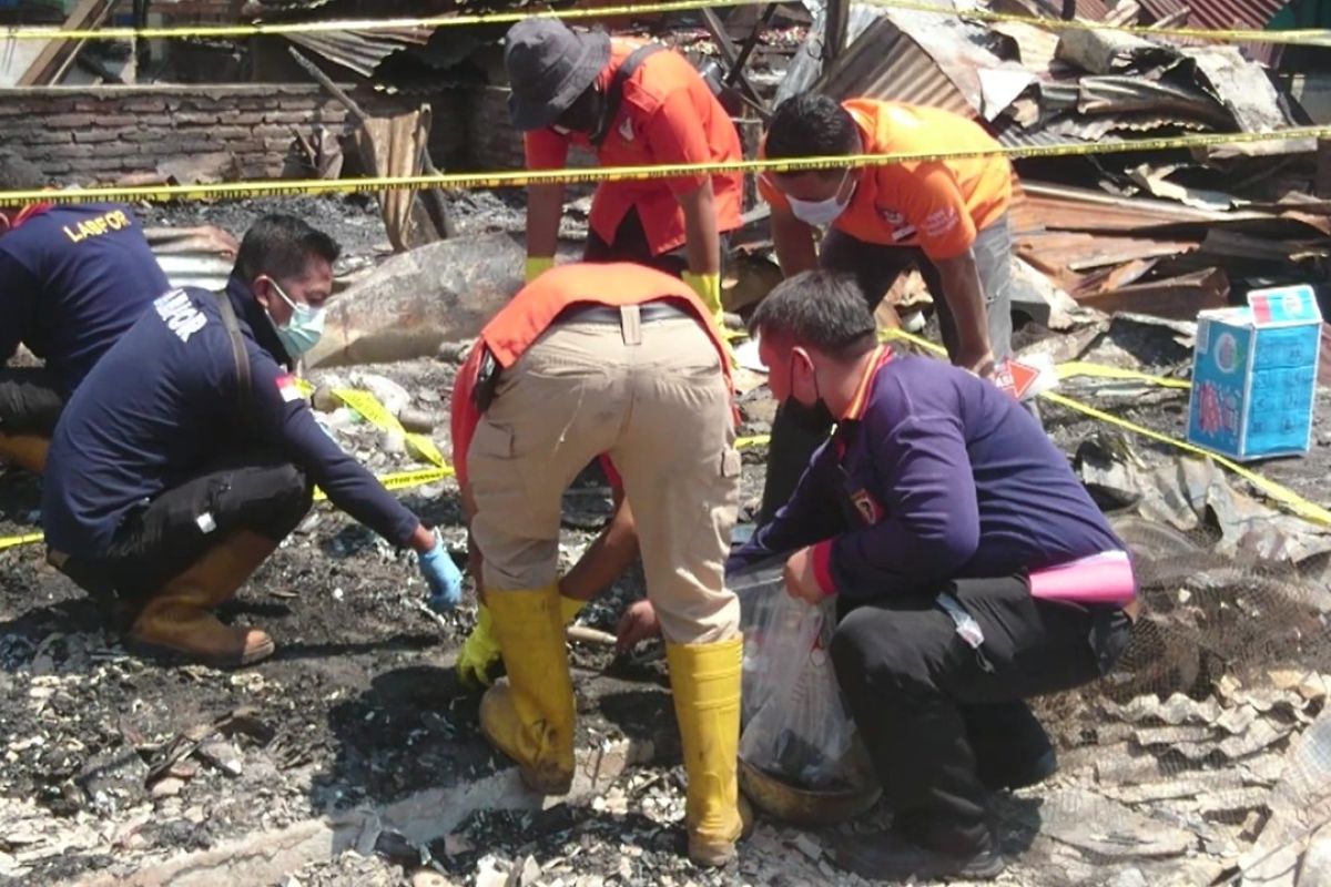 Puslabfor selidiki penyebab kebakaran Pasar Campurdarat Tulungagung