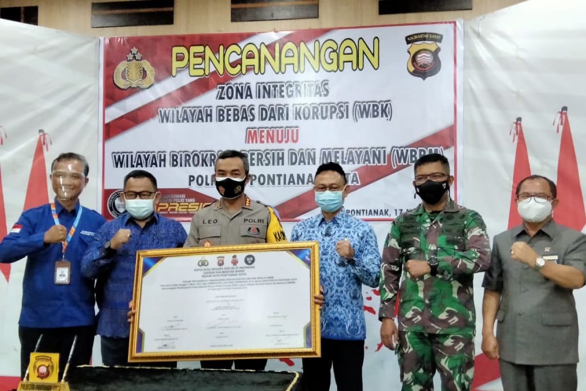 Pemkot Pontianak harapkan pelayanan publik jadi wilayah bebas korupsi