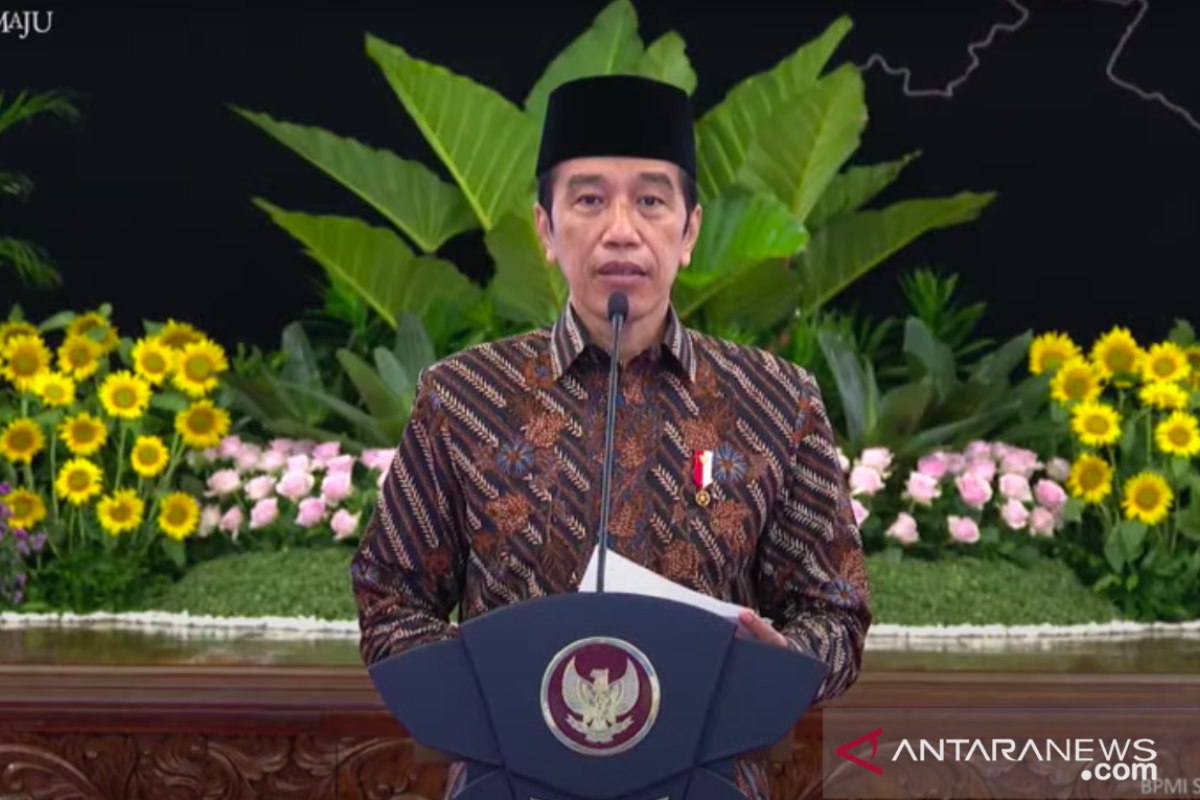 Presiden Jokowi berpesan agar HMI terus tumbuh bersama zaman