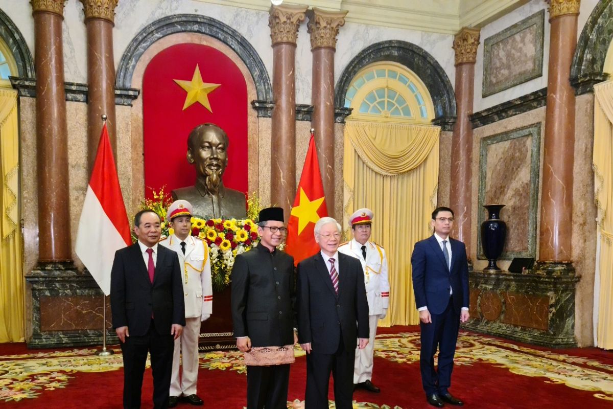 Dubes RI serahkan surat kepercayaan kepada Presiden Vietnam