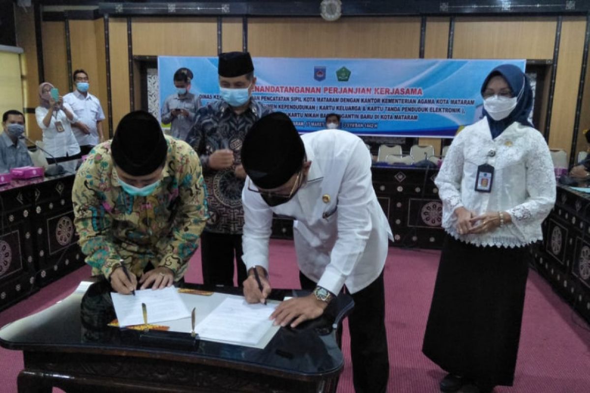 Kemenag-Pemkot Mataram bekerja sama penerbitan kartu nikah, KTP dan KK