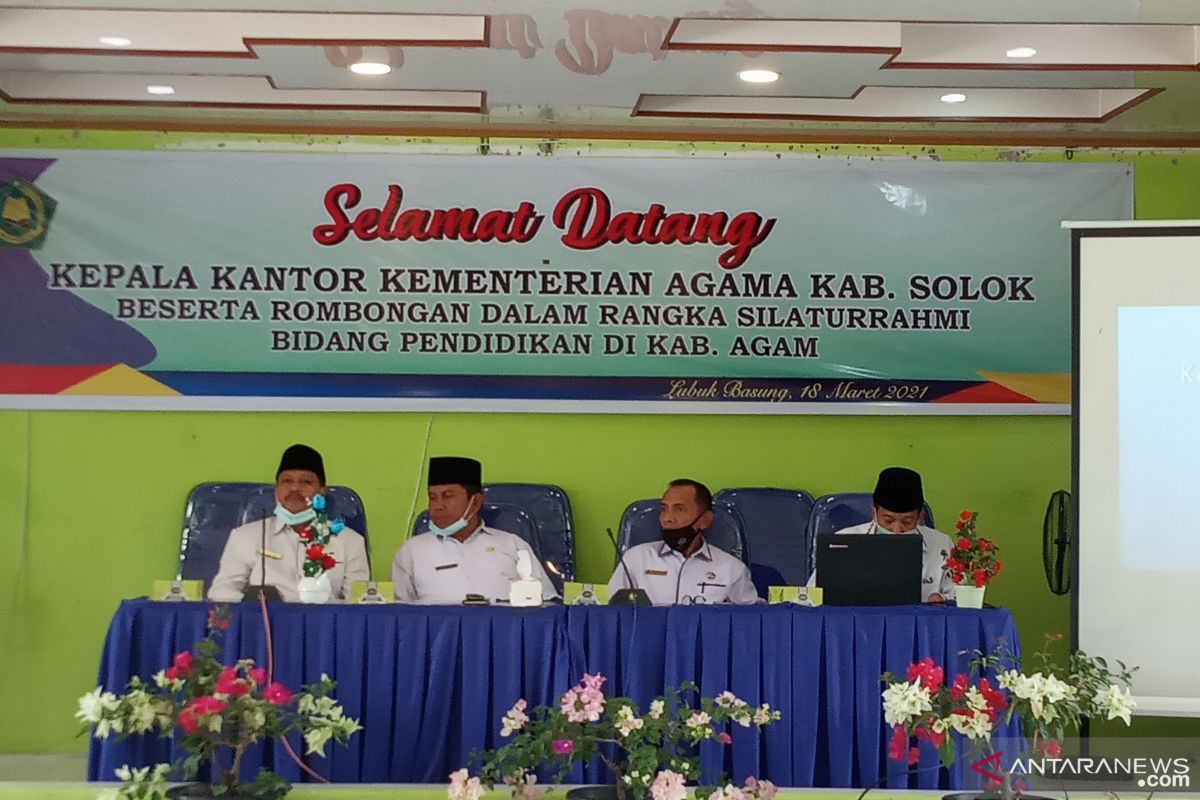 Kemenag Solok belajar bidang pendidikan khusus KSM ke Agam