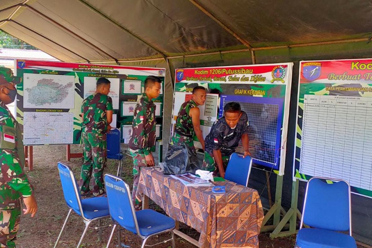 TMMD ke-110 Kodim 1206/PSB siapkan data kegiatan jelang kunjungan Wasev