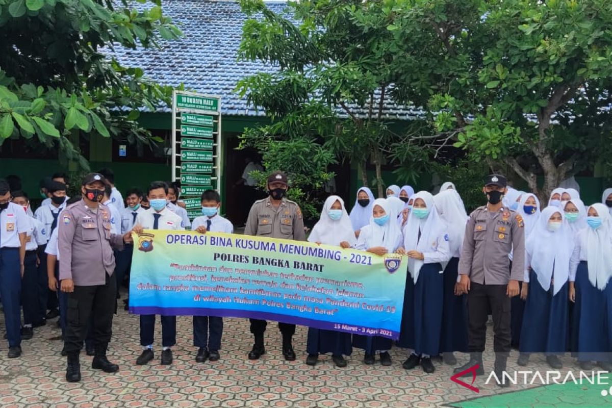 Polisi Bangka Barat giatkan sosialisasi Operasi Bina Kusuma