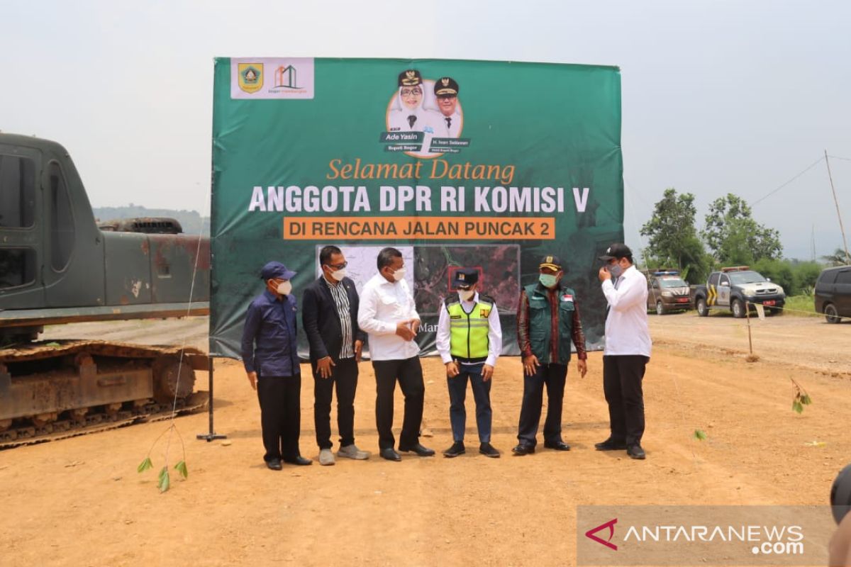 Komisi V DPR sepakat dorong pembangunan Jalur Puncak II