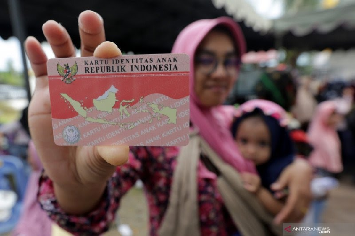Baru 39.791 anak di Bengkulu memiliki Kartu Identitas Anak
